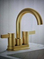 Kohler Bathroom Sink Faucet REC28732-4D-2MB- Vibrant Brushed Moderne Brass