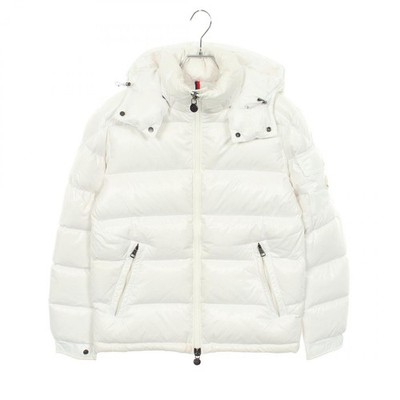 MONCLER MAYA Down jacket 1A53600 Nylon White Used mens size MONCLER MAYA Down jacket 1A53600 Nylon White Used mens size