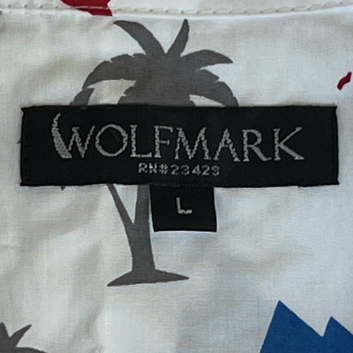 Coors Light Shirt L Wht Hawaii Work Beer Button Down Chill Golden Colorado 3026 - Picture 5 of 10