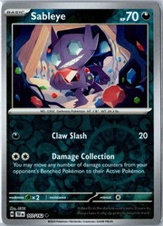 Sableye 107/162 Temporal Forces Reverse Holo