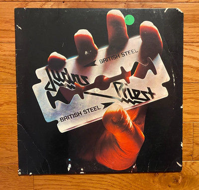 Judas Priest - British Steel LP Columbia  1980 Pressing Living After Midnight