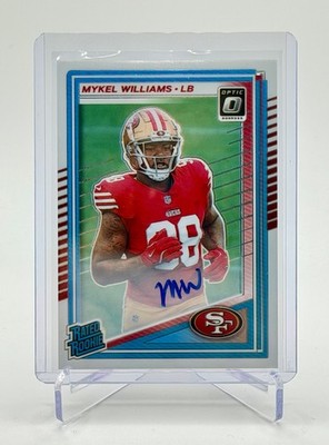 2025 Donruss Optic #210 Mykel Williams Rated Rookies RPS Autographs #/350