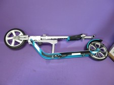 HUDORA BigWheel 205  Scooter Komfortabler Aluminium Cityoller türkis-weiß Roller