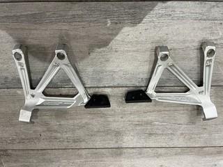 BMW Left & Right Rear pillion footrest brackets R1200/1250 GS/GSA. LC 2013 2023