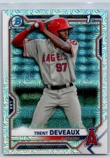 Trent Deveaux 2021 Bowman Chrome Mega Box Refractor 1st Rookie #BCP-94 Los