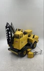 Vintage Tonka Yellow Black Heavy Duty Crane Toy With Basket For Kids