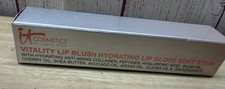 iT Cosmetics JE NE SAIS QUOI Vitality Lip Blush Hydrating Gloss Soft Stain NIB