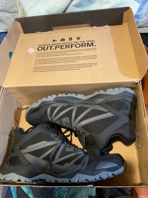 Merrell Capra Rise Mid Waterproof. Black Mens 9.5 j35825 hiking shoe new in box