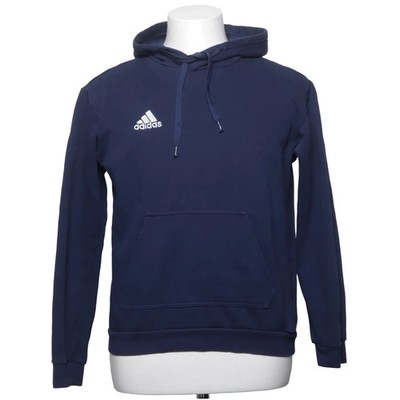 Adidas, Kapuzenpullover, Größe: M, Blau, Baumwolle/Recyceltes Polyester #dXt