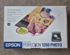Epson Perfection 1260 Photo Color Scanner ~ NEW UNOPENED 