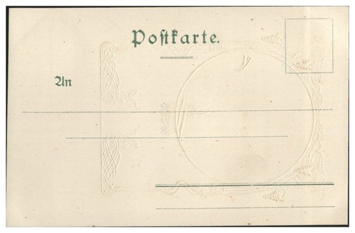 XX1488/ Wein tolle Jugendstil Litho Prägedruck AK ca.1900 - Picture 2 of 2