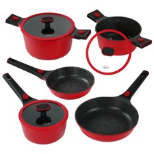 STONELINE® SMART Set di pentole 8 pezzi 18/20/24 con maniglie rimovibili II scelta 23163
