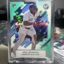 2025 Topps Pristine Leo Jimenez Encased Teal Refractor /199 Toronto Blue Jays RC