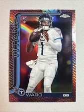 2025 Topps Chrome Cam Ward Pigskin Refractor #314 SP Rare 🔥🔥