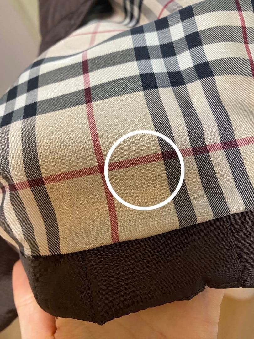 Burberry London Long Coat Brown With Check Pattern Size 40 For Women thumbnail 24