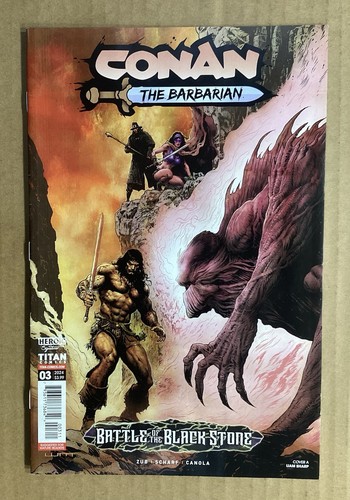 Conan: La Batalla de la Piedra Negra #0–4 ~ Serie Completa ~ 6 Titan Comics ~ Casi Nuevo - Imagen 8 de 15