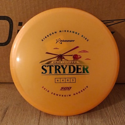 NEW Cale Leiviska Prodigy Discs ORANGE 500 Stryder 178 grams weighed