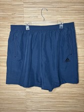 NWT Adidas Men's D2M Woven Shorts 7.5 Inseam Crew Navy Sz 2XL
