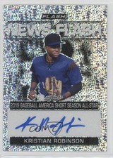 2019 Leaf Flash News Flash Kristian Robinson #NF-KR1 Auto 4z8