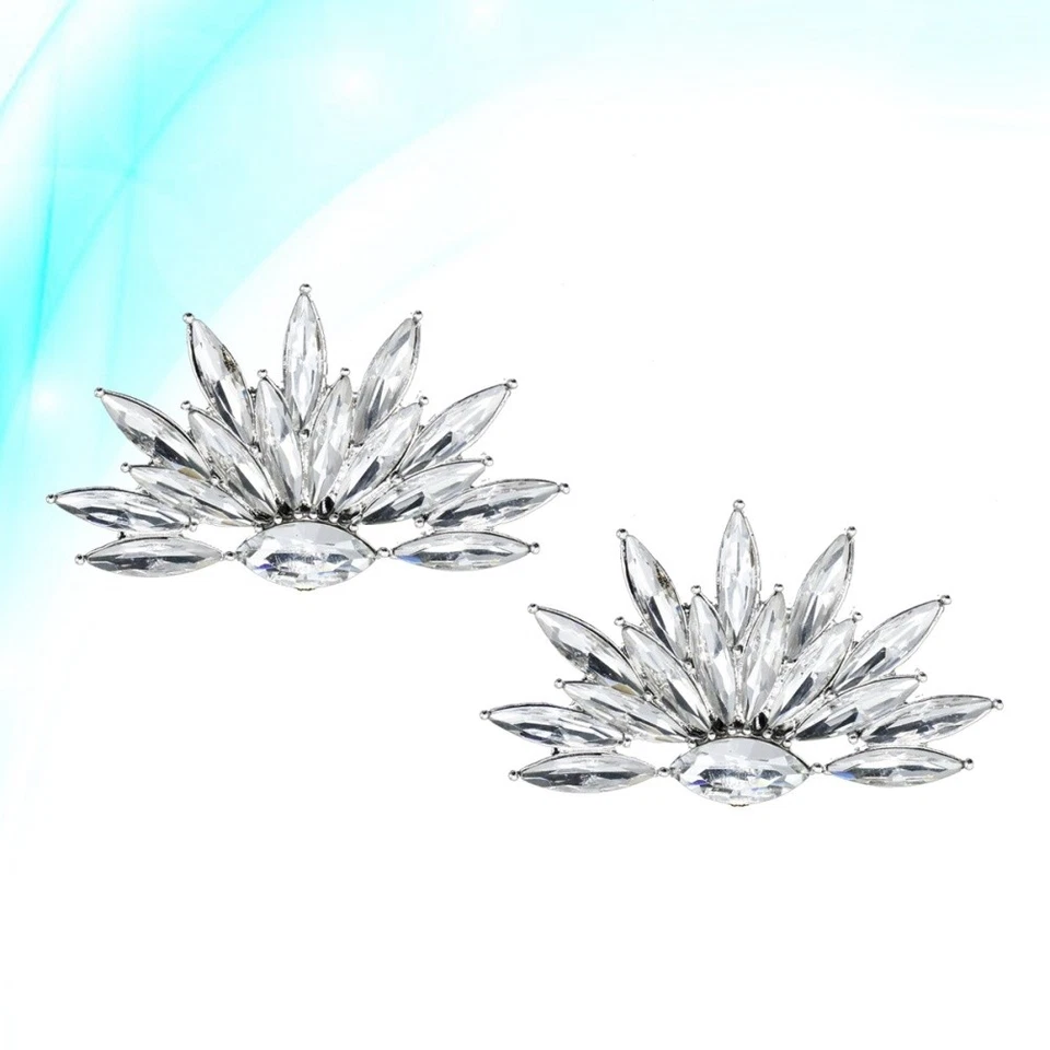  2 pezzi Decor strass Beautiful Decor strass per scarpe da sposa donna - Immagine 3 di 4