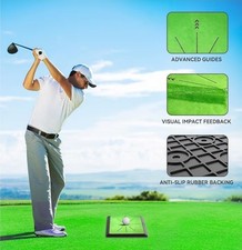 Luxury Golf Hitting Mat, Golf Training Mat for Swing Path Feedback Detection