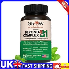 B1 Complex - Allithiamine Natural Vitamin B1 Supplement 90 Counts NEW 2026
