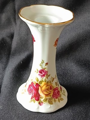 Kerzenständer, Royal Porzellan Bavaria KPM, Rosenmotiv, Handarbeit, 12cm,