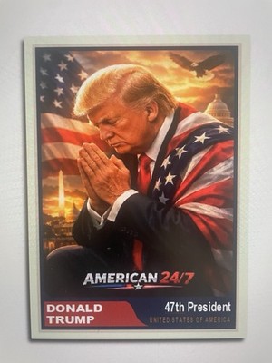 Donald Trump 2025 47  Custom ACEO Operation Epic Fury American 24/7