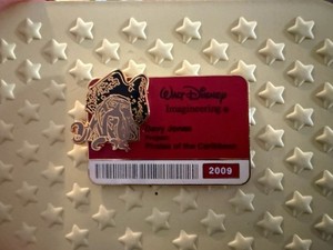 Disney Imagineering ID Badge Series Davy Jones Limited Edition 300 Pin 2009