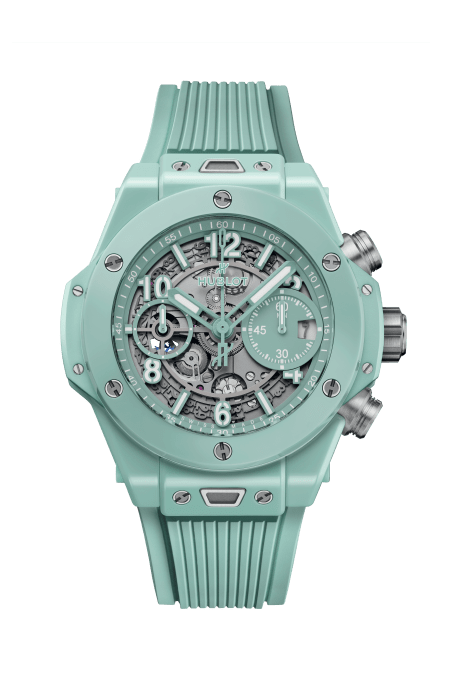 HUBLOT 441.GS.5221.RX UNICO MINT GREEN CERAMIC 42MM
