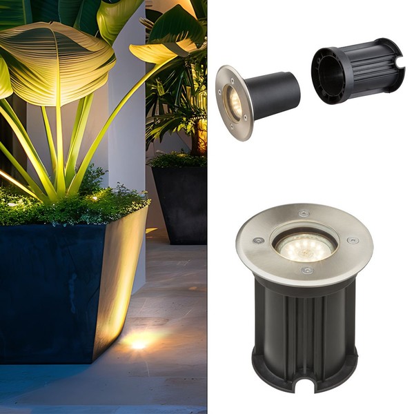 AußEn Leuchten Einbau Strahler Edelstahl Boden Spots Terrassen Lampen Begehbar-image