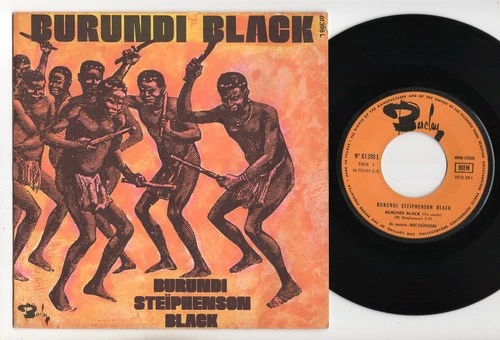 BURUNDI STEIPHENSON BLACK * 1971 AFRO FUNK AFROBEAT 7" 45 * BREAKS * Listen!