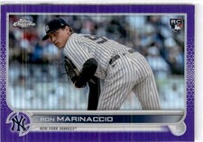 2022 Topps Chrome Update #USC164 Ron Marinaccio Purple Refractor