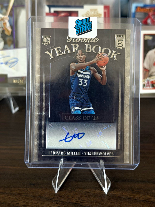 Panini 2023-24 Donruss Elite Leonard Miller Rookie Yearbook Auto #RYB-LEO