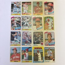 1970s Cincinnati Reds Vintage Baseball Card Lot, Johnny Bench  Tony Perez etc
