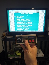 NES  MONSTER TRUCK RALLY Nintendo Game 3 Screw NES Game Cart Only NTSC Tested
