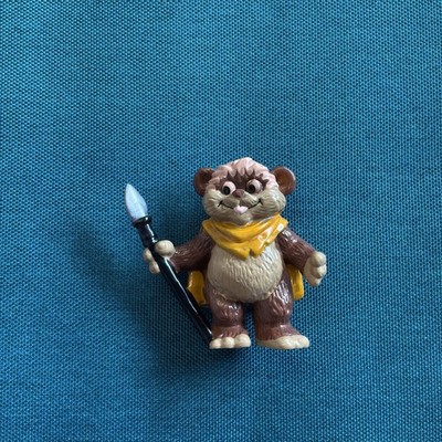 Vintage LFL 1990 STAR WARS Actionfigur Wicket 2'' PVC EWOKS Droiden Disney Star Tour