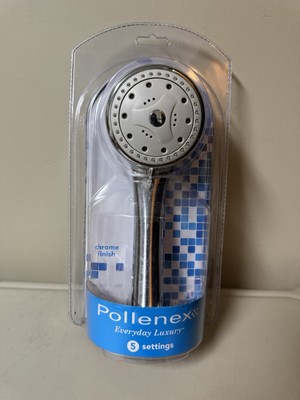 Conair Pollenex Hand-Held Showerhead 5 Settings Chrome 2010 PO5201SR Massage