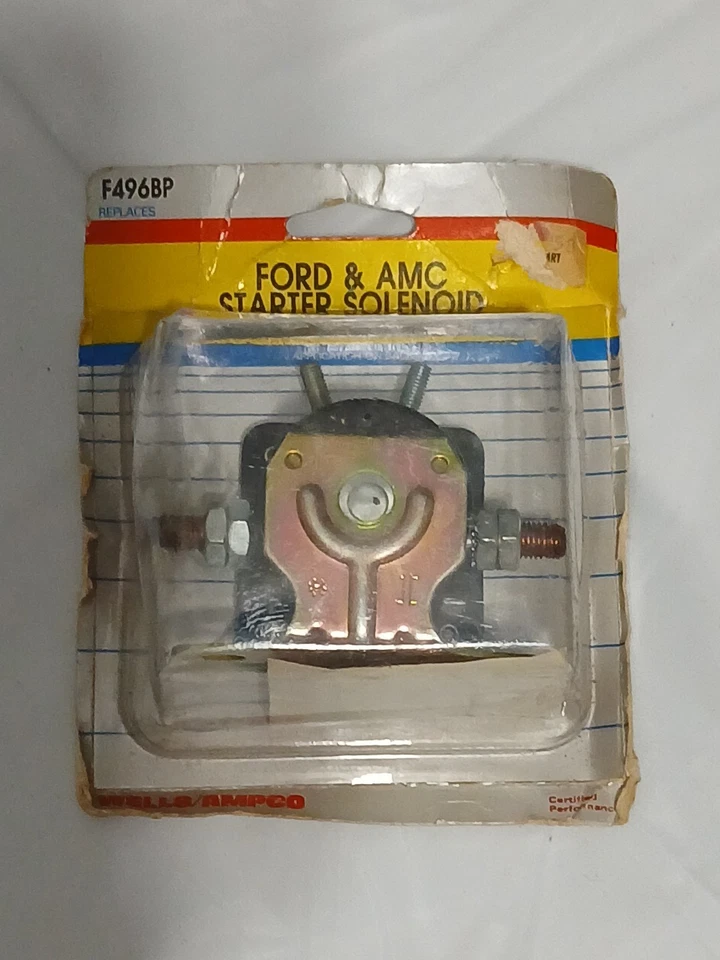 NOS WELLS F496BP 1956-84 FORD 1967-77 AMC JEEP 1972-77 SOLENÓIDE DE PARTIDA - Imagem 2 de 4