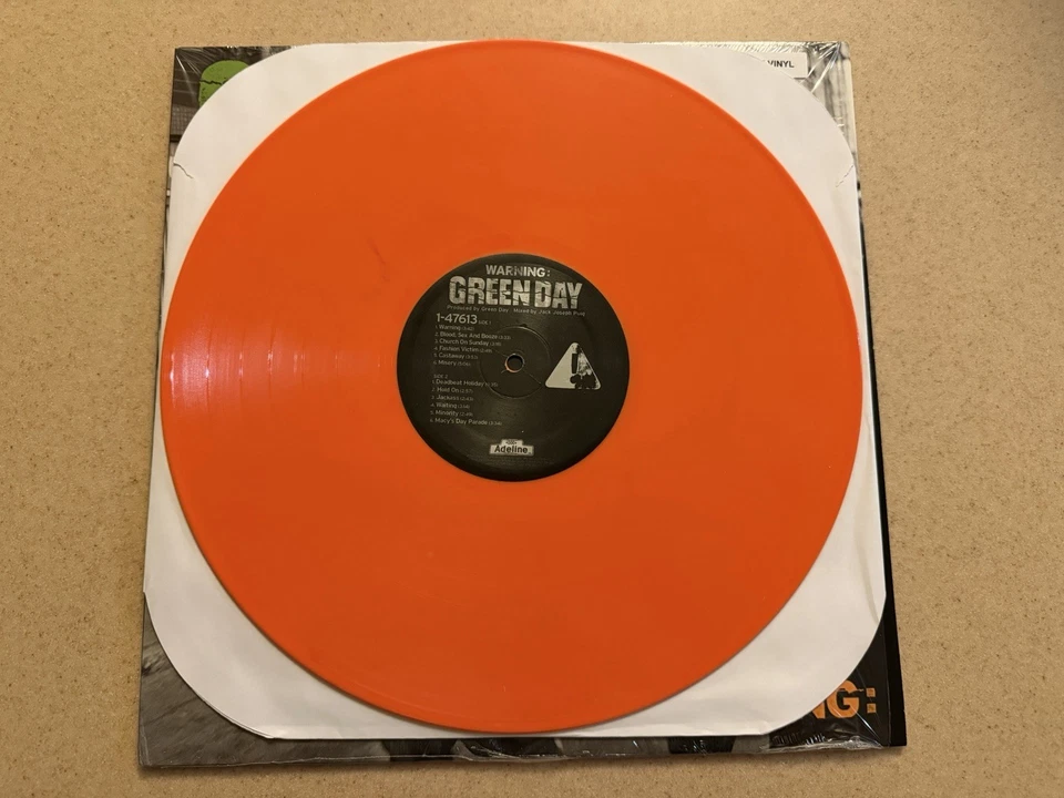Green Day - Warning (Orange Vinyl) Interpunk Exclusive /300 *RARE* - Image 3 of 4
