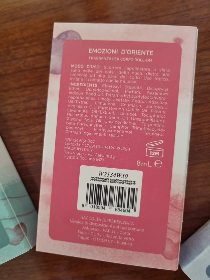 Thun tre profumi per il corpo mai usati con scatola - Immagine 4 di 4