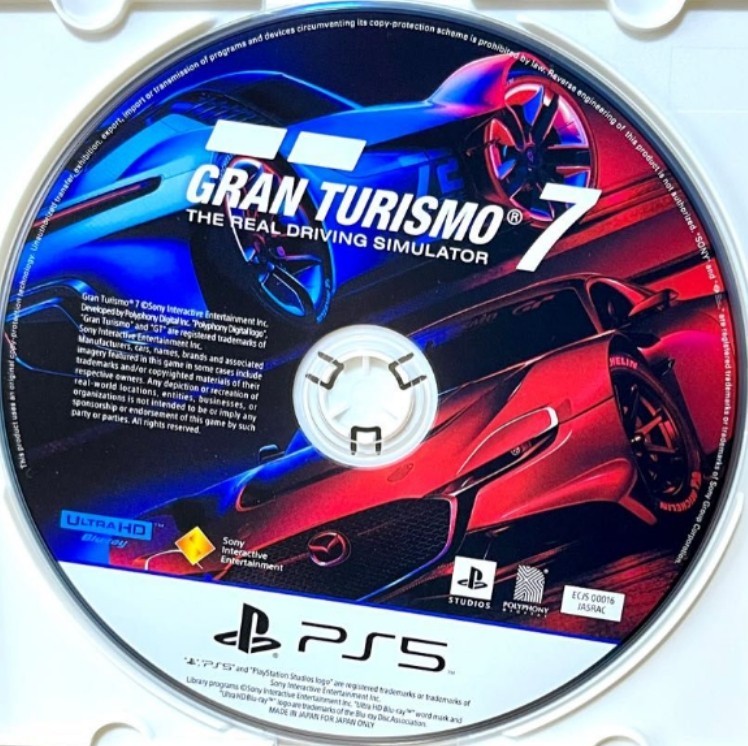 Gran Turismo 7 PlayStation5 PS5 Sony Disc Only Used Tested