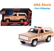 Stranger Things Hopper's Chevrolet Blazer Hawkins Police 1980 Jada 5'', 1:32 NIB