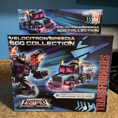 Transformers Legacy Velocitron Speedia 500 Leader Class 2000 Universe Scourge 