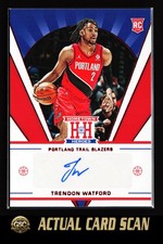 2021-22 Panini Chronicles #HHR-TWA Trendon Watford HH Rookie Auto Red