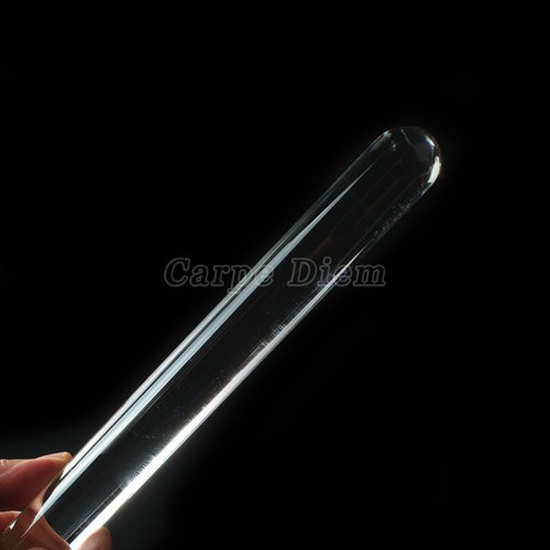 Clear Sex Toys Glass Dildo G-spot Prostate Massager Anal Butt Plug for Men Women - Picture 6 of 7