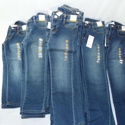 Gymboree Girls Adjustable Waist Straight Cut Denim Jeans NWT - Picture 3 of 4