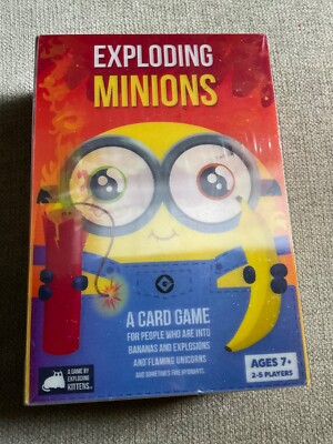 Exploding Minions A Special Edition Card Game by Exploding Kittens New Sealed