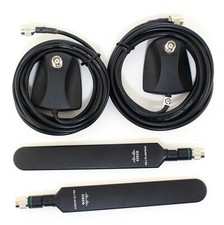 Lot of 2x Cisco Omnidirectional Dipole 4G-LTE-ANTM-D w/ Antenna Bases; 6127889