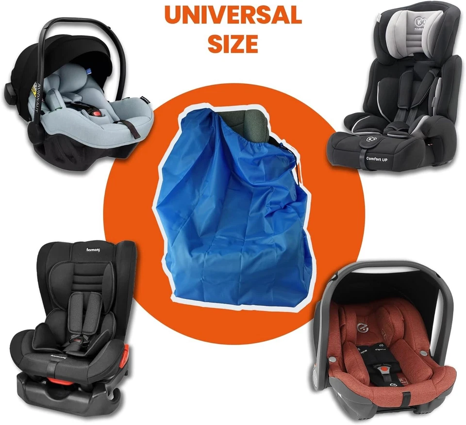 Bolsa de almacenamiento de asiento de coche para niños Bolsa incluida - Protege gérmenes, daños y polvo Foto 2 de 4